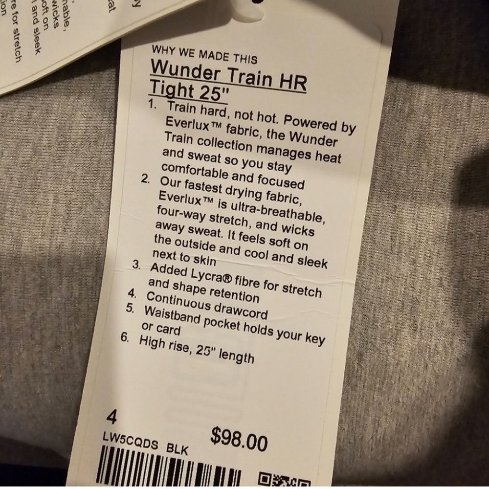 Lululemon Wunder Train HR 25” - Picture 4 of 4